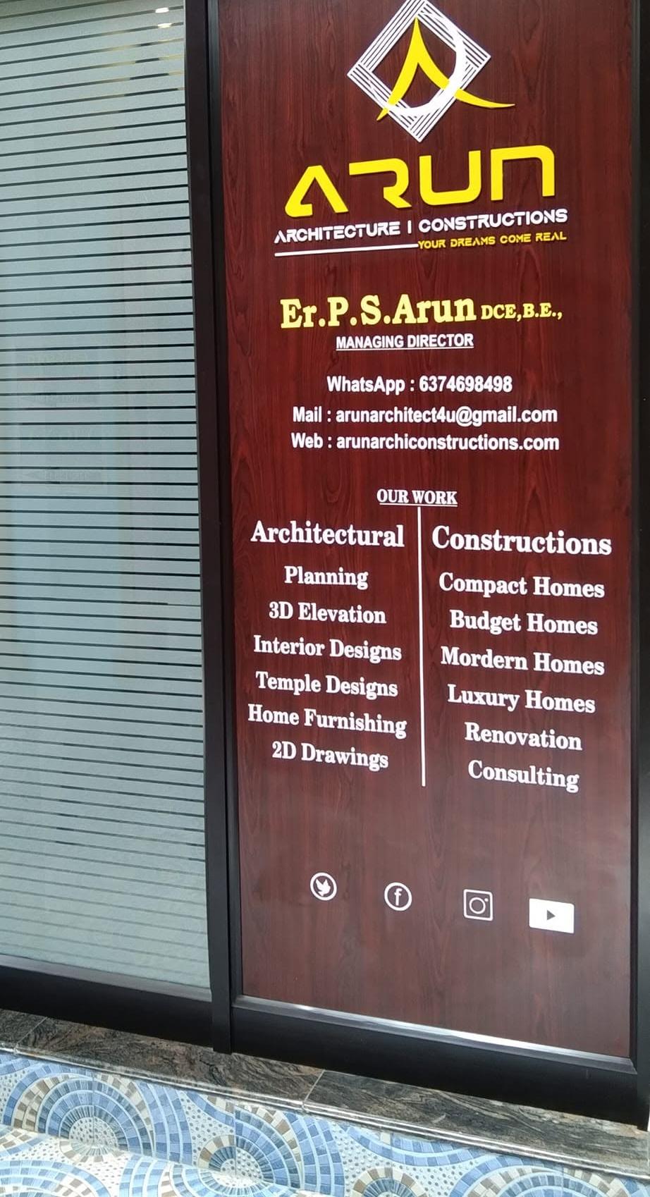 ARUN Architecture project — Nagercoil